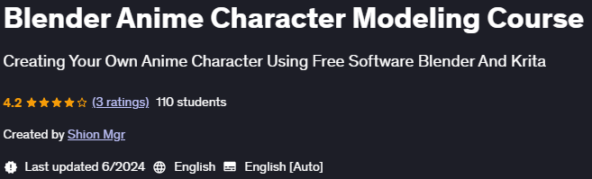Pictures · Udemy — Blender Anime Character Modeling Course 2023-9
