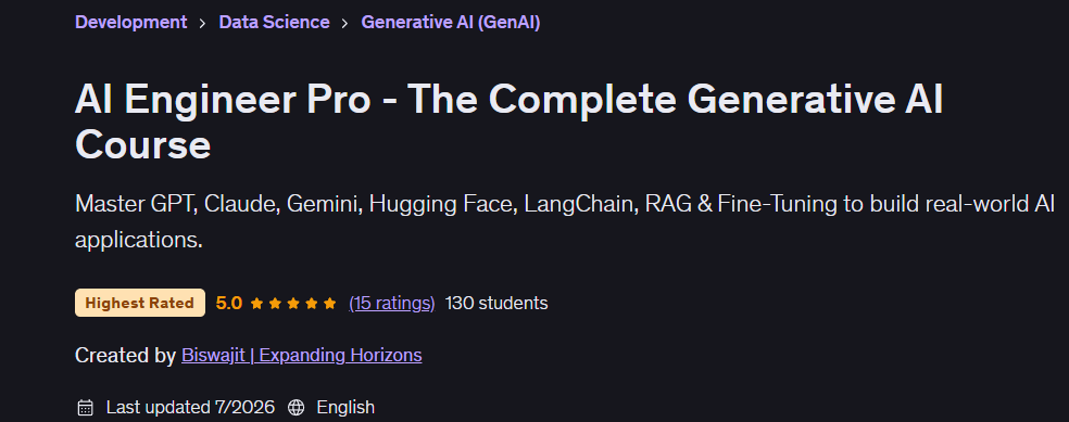 الصور · AI الهندسة المهنية - The Complete Generative AI سباق 2026-5