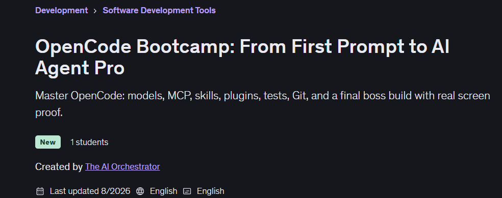 Imágenes · OpenCode Bootcamp: desde el primer momento hasta el AI Agente Pro 2026-8