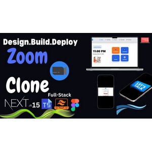 NextJS Full-Stack Video Conferencing App: { Let’s Talk App } 2025-3