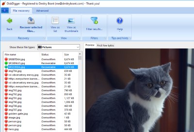 Bilder · DiskDigger 2.0.13.4177 + Portable