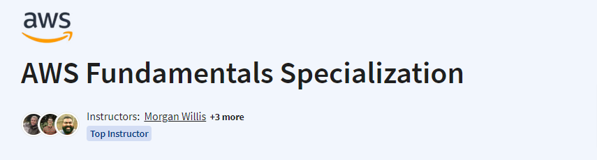 Pictures · Coursera — AWS Fundamentals Specialization 2023-8