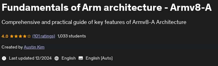 Pictures · Udemy — Fundamentals of Arm architecture – Armv8-A 2024-9