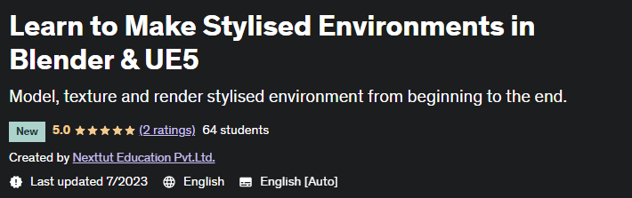 Pictures · Udemy — Learn to Make Stylised Environments in Blender & UE5 2023-7