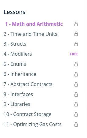 Course topics · Advanced Solidity 2023-1