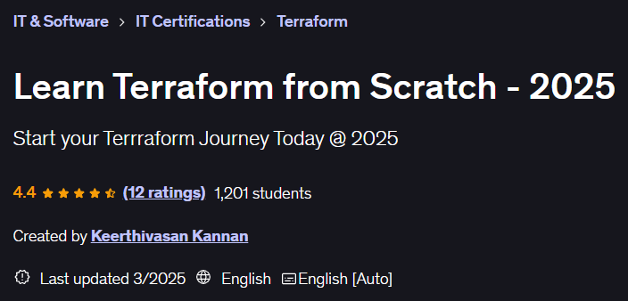 Pictures · Learn Terraform from Scratch – 2025 2025-3