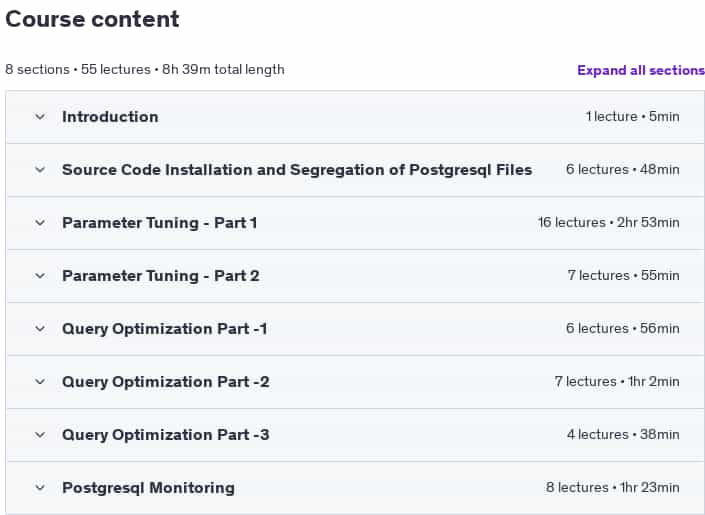 Course topics · PostgreSQL Database Administration on Win/Linux-Part 3 (PT) 2024-12