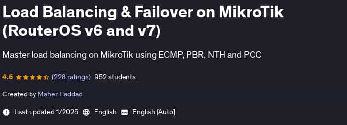 Pictures · Udemy — Load Balancing & Failover on MikroTik (RouterOS v6 and v7) 2025-1