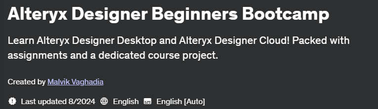 Pictures · Udemy — Alteryx Designer Beginners Bootcamp 2024-8