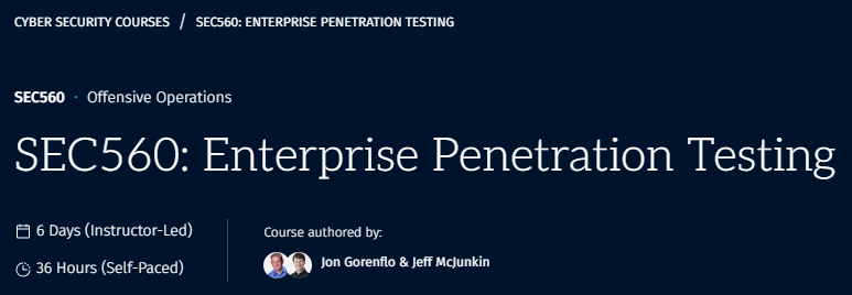 Pictures · SANS – SEC560: Enterprise Penetration Testing 2022-6