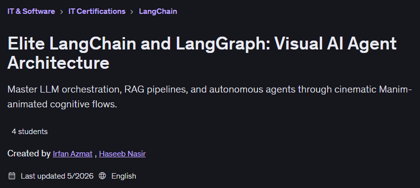 Pictures · Elite LangChain and LangGraph: Visual AI Agent Architecture 2026-4