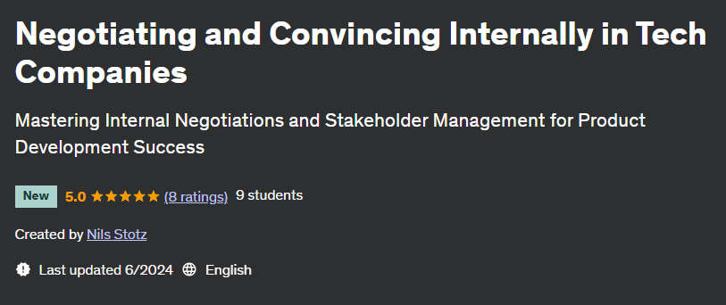 Pictures · Udemy — Negotiating and Convincing Internally in Tech Companies 2024-7