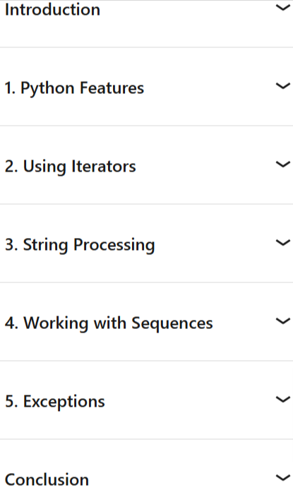 Course topics · Advanced Python 2024-12