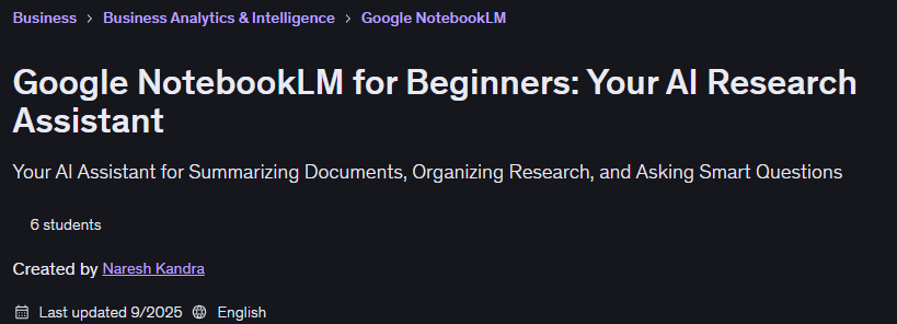 تصاویر · ابتدائی کے لئے Google NotebookLM: آپ کے AI تحقیقاتی مددگار 2025-8