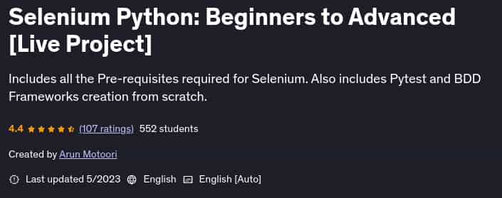 Pictures · Selenium Python: Beginners to Advanced [Live Project] 2023-5