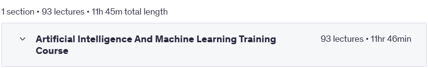 Course topics · Artificial Intelligence and Machine Learning Course 2024-1