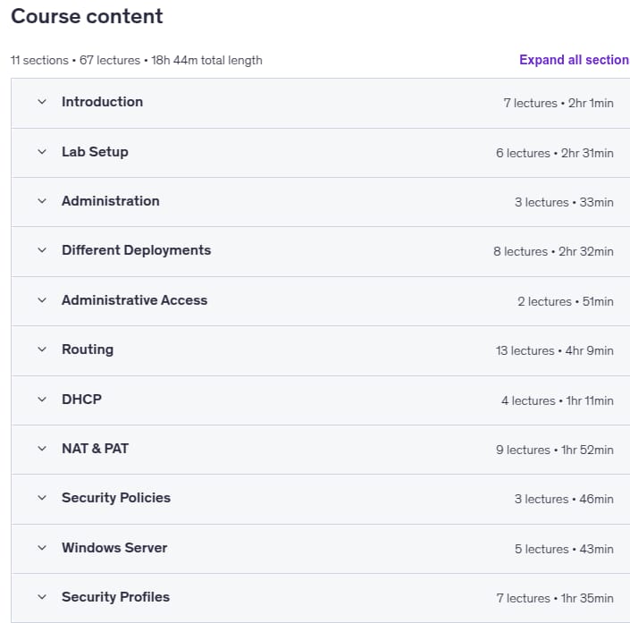 Sujets du cours · FortiGate Firewall version 4 7 Formation 1 / 12 2025-2