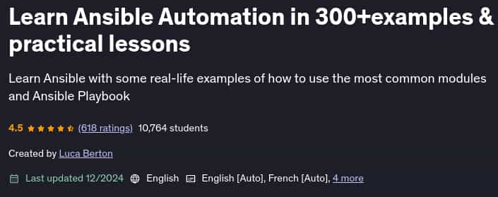 Pictures · Udemy — Learn Ansible Automation in 300+examples & practical lessons 2024-12