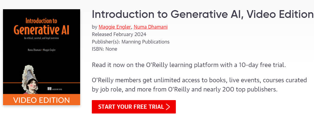 Pictures · Oreilly — Introduction to Generative AI, Video Edition 2024-2