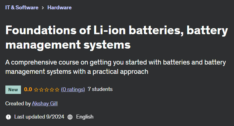 Pictures · Udemy — Foundations of Li-ion batteries, battery management systems 2024-9