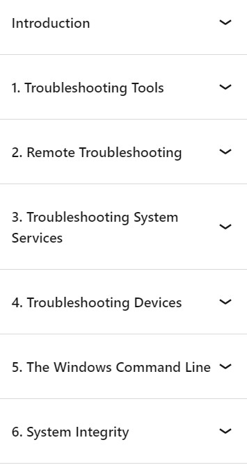 Course topics · LinkedIn — Windows 11 for IT Support: Intermediate Troubleshooting 2024-2