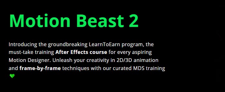 Pictures · Motion Design School — Motion Beast 2 2023-8