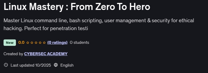 画像 · Linux タイトル(英名):From Zero to Hero 2025-10