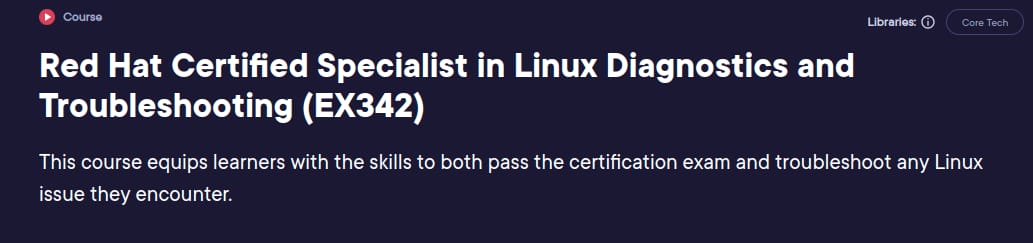 Pictures · Pluralsight — Red Hat Certified Specialist in Linux Diagnostics and Troubleshooting (EX342) 2024-7