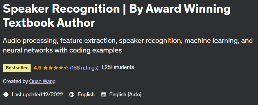 Pictures · Speaker Recognition | By Award Winning Textbook Author 2023-3