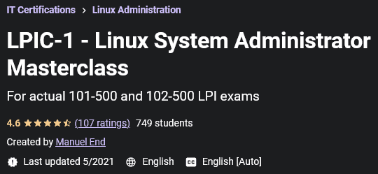 Pictures · Udemy — LPIC-1 – Linux System Administrator Masterclass 2021-5