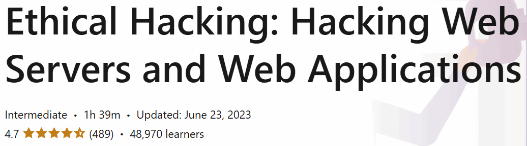 Pictures · Ethical Hacking: Hacking Web Servers and Web Applications 2023-6