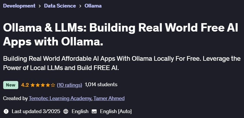 Pictures · Ollama & LLMs: Building Real World Free AI Apps with Ollama. 2025-2