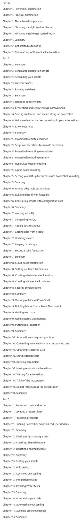 Course topics · Oreilly — Practical Automation with PowerShell, Video Edition 2023-4