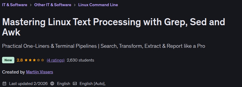 Images · Maîtrise Linux Traitement de texte avec Grep, Sed et Awk 2026-1