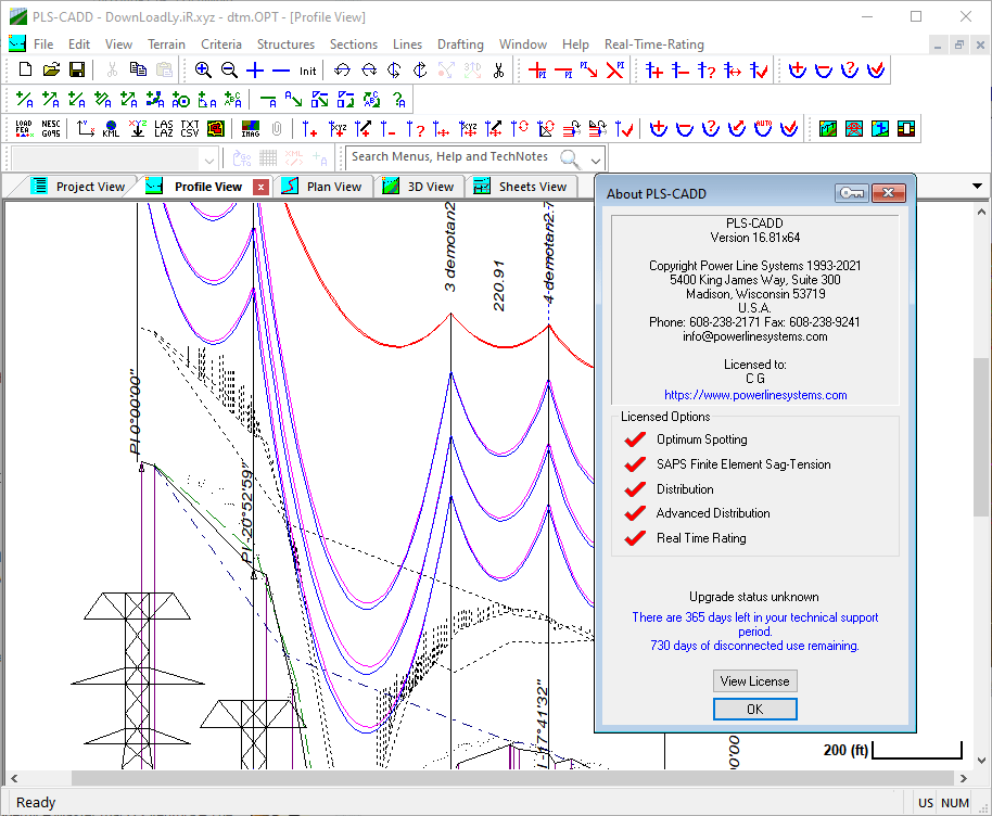 Pictures · PLS-CADD 16.81 x64