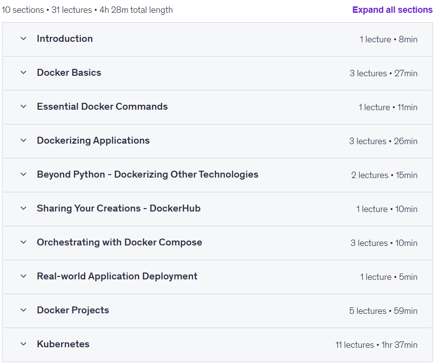 课程主题 · Docker 和 Kubernetes 综合课程 与项目在 2025 2025-4