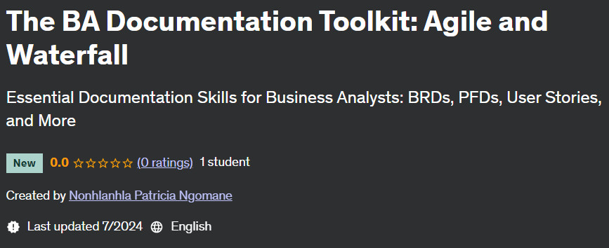 Pictures · Udemy — The BA Documentation Toolkit: Agile and Waterfall 2024-7