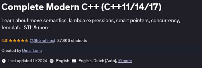 Pictures · Complete Modern C++ (C++11/14/17) 2024-11
