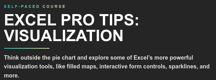 Bilder · Maven Analytics – Excel Pro Tipps: Visualisierung 2025-10