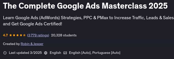 Pictures · Udemy — The Complete Google Ads Masterclass 2025 2025-3