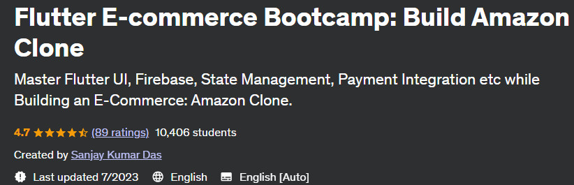Pictures · Udemy — Flutter E-commerce Bootcamp: Build Amazon Clone 2023-7/2024-4