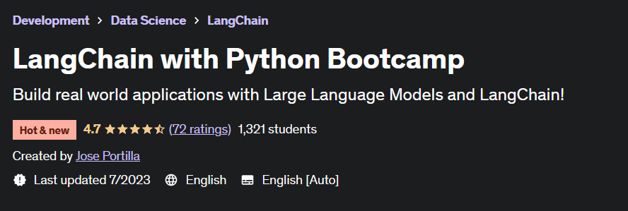 Pictures · LangChain with Python Bootcamp 2023-7