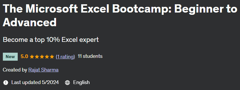 Pictures · Udemy — The Microsoft Excel Bootcamp: Beginner to Advanced 2024-5