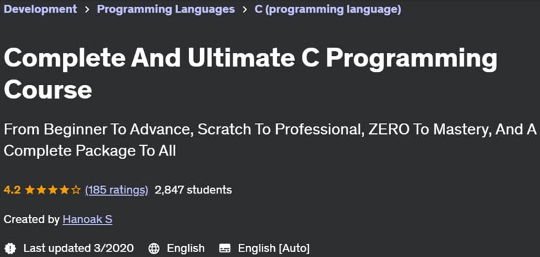 Pictures · Udemy — Complete And Ultimate C Programming Course 2020-4