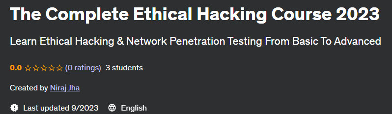 Pictures · Udemy — The Complete Ethical Hacking Course 2023 2023-9