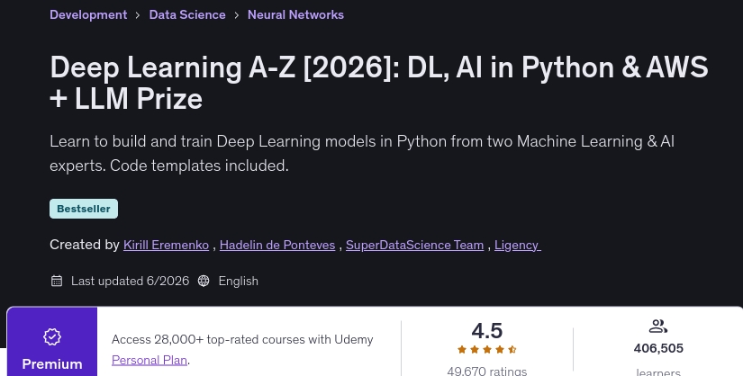 Imágenes · Aprendizaje profundo A-Z [2026El DL, AI En Python & AWS Premios LLM 2026-6