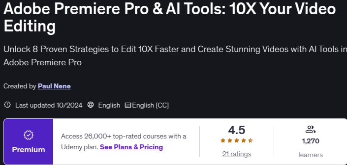 चित्र · एडोब Premiere Pro & AI टूल: 10X आपका वीडियो संपादन 2024-10