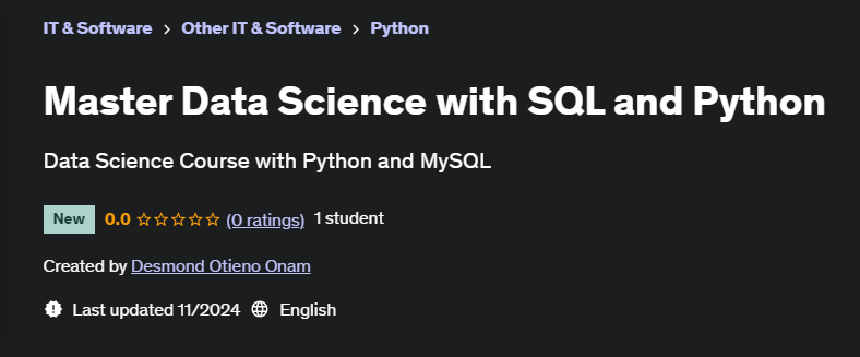 Pictures · Udemy — Master Data Science with SQL and Python 2024-11