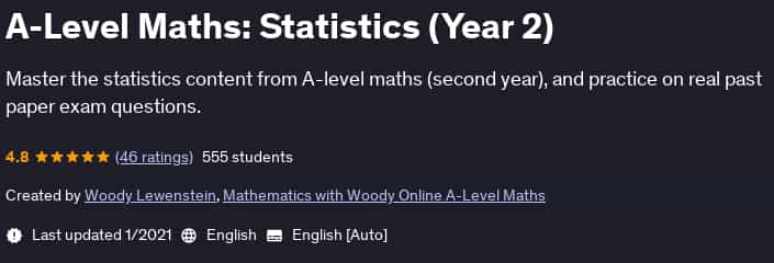 Pictures · Udemy — A-Level Maths: Statistics (Year 2) 2021-1
