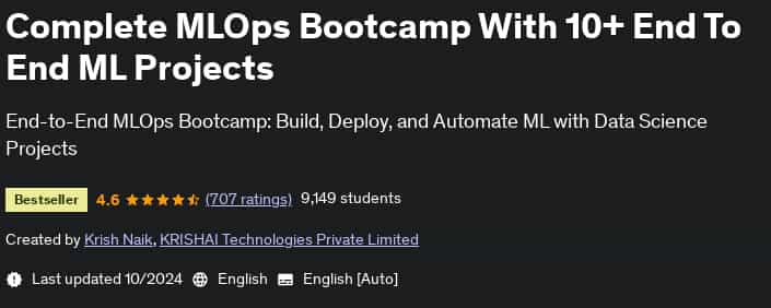 Pictures · Udemy — Complete MLOps Bootcamp With 10+ End To End ML Projects 2024-10